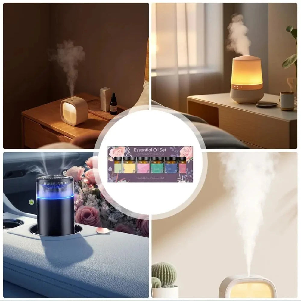 6-Scents Essential Oil Set for Diffusers